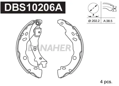 PSA 4242.27 Brakes Kıt 424227 77362365