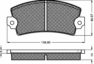 PSA 4448.70 Kaliper Piston Tm.Tkm.  444870 7701348071