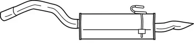 PSA 1730.K9 Rear Sılencer 9456113880