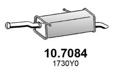 PSA 1730.Y0 Arka Egsoz Susturucu  1730Y0