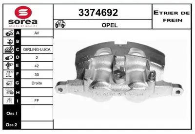 PSA 5421.43 Tekerlek Göbeği  13276173 542143