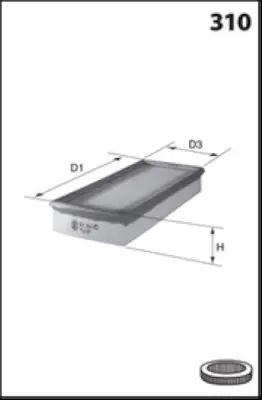 PSA 1444.SP Filtre Elemanı  E147051