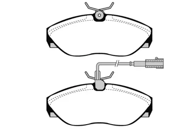 PSA 4252.26 4 Brake Pads/F  9948626 E172354