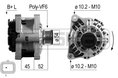 PSA 5705.KC Alternatör  9665605080