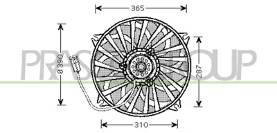 PSA 1250.G4 Motor-Drıvn Fan  1250G4