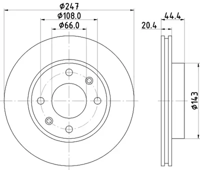 PSA 4246.A6 Disk Ayna  91517694 95669225