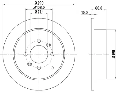 PSA 4246.T7 Fren Diski Kit  4246T6 4246T7 E169124