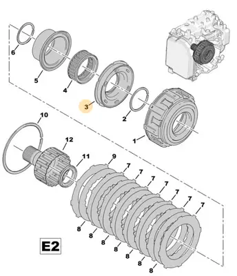 PSA 2319.10 Otom.Şanzuman Pistonu  