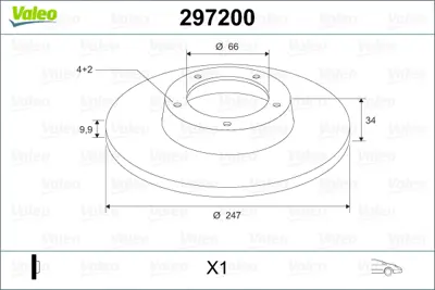 MAGNETI MARELLI 360704006000 Fren Diski Ön 106 91> 205 83>93 / Zx 91>97 Saxo 96> C15 Düz 247,25mm 96070525 95661748 91508338 424689 4246A5 424995 169001 E169001 1618859680 4246W1