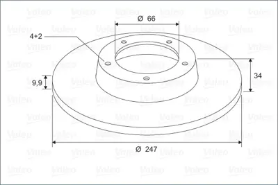 MAGNETI MARELLI 360704006000 Fren Diski Ön 106 91> 205 83>93 / Zx 91>97 Saxo 96> C15 Düz 247,25mm 96070525 95661748 91508338 424689 4246A5 424995 169001 E169001 1618859680 4246W1