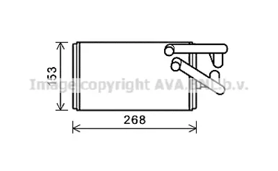 PSA 1610544580 Kalorifer Radyatörü  6448S1 7801A986