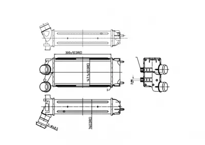 PSA 9800291280 Turbo Soğutucu Radyatör  9800291280