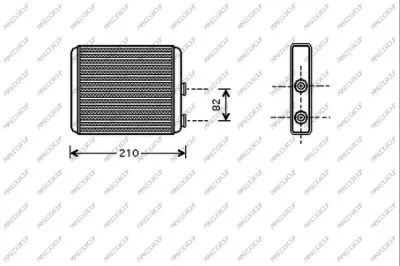 GM 93175260 Kalorifer Peteği Meriva-A 1618288 93175260