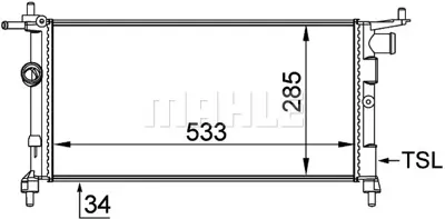 GM 90410048 Radyatör A/C Siz X14sz X14xe Cor-B 1300149 1300150 90410047 90410048