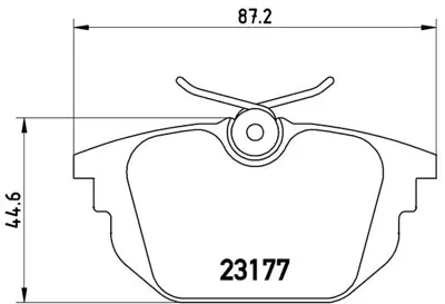 VALEO 671219 Fren Balatası Arka 