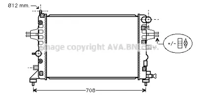 GM 13145210 Radyatör Astra H 1.2-1.4-1.8-Zafıra B 1.6 Ac Klimasız Mek 600x368x16 1300265 13145210