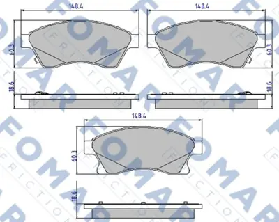 GM 13412272 Balata Ön 15 Ast-J Aveo-T300 Cruz 13301207 13412272 1605169 542120 95530019