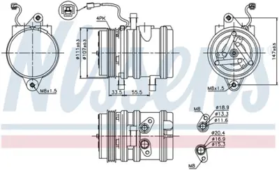 GM 95925480 Ne Kompresörü 95925480 95955950 96473633