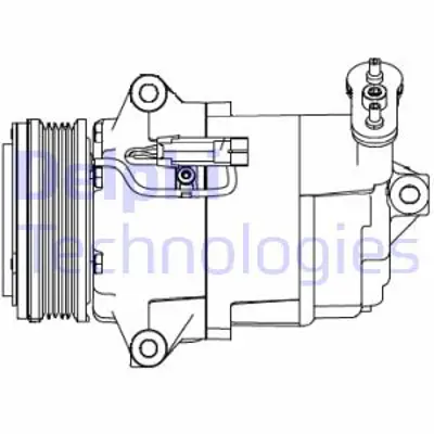 GM 95517233 Klima Kompresörü Z16xep-Ast-G/H 1854418 1854437 95516512 95517233