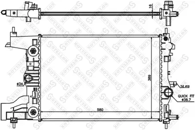 GM 13267652 Radıator 1300300 13267652 39074666