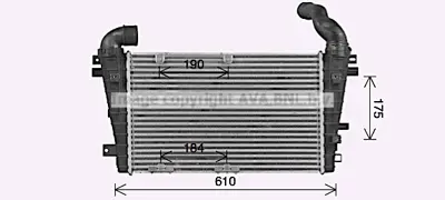 GM 13223394 Radyator,Komp. 93186284 93184734 6302085 6302074 6302069 6302063 13243007 13223394