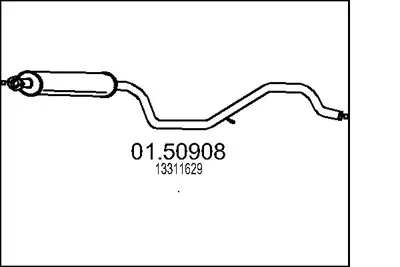 GM 13311629 Susturucu,Komp 854301 13311553 13311629 852226