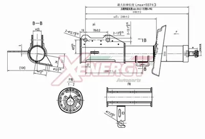 GM 13412723 Strut 13310092 13310094 13310100 13310102 13329596 13333974 13333978 13333980 13338916 13338918