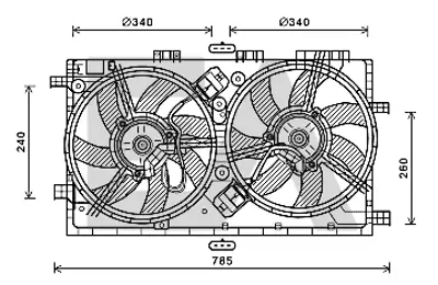 GM 13413331 Fan, Vantılator Ve Motor Sogu 13241734 13300195 1341007 13413331 13413333 1341437 1618501 1618504