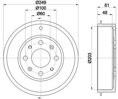 GM 13423797 Brake Drum 55704050 13423797 55701379 568004 568269 51827488 51840909 55703042 55704049 6K9501615D