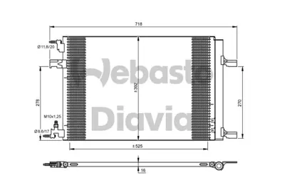 GM 23305638 Condenser 13267648 13377762 39010911 1850754 1850219 1850136 23305638 1K0145803Q 1K0145803S P13377762