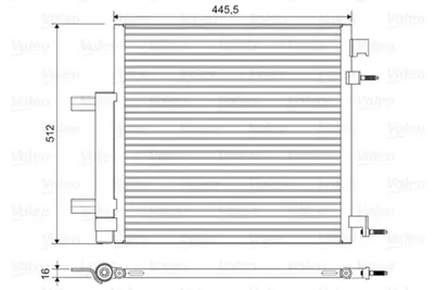 GM 42366121 Condenser 96676342 95999251 95480135 95395384 95395383 95326121 95326120 94554553 42422272 42366121