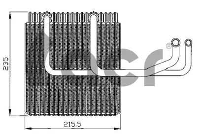 GM 90535096 Kılima İç Peteği Cor-C 6845612 90535096 684561290535096 70730026 8FV351211021 92187