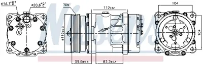 GM 93192129 Kompresör 2763000Q0K 2763000QAN 4415566 4417946 7421049380 7711135948 8200201422 8200628441 93181514 93192129