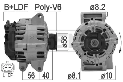 GM 95515967 Est Alternatör 95515967 1204647 13502591 1202315 1202437 12024371 13588329 95519873 135595120