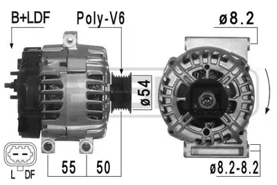 GM 95524960 Est Alternatör 1202302 1202386 1202441 1202462 1202477 13512744 13520813 13586365 13587304 95519897