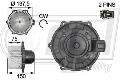 GM 96554418 Kalorifer Motoru Lacetti 96554418 7425085Z00