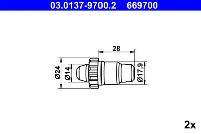 PSA 4224.03 Fren Mekaniz 34416851437 34411100550 34411151198 34411163400 422403 JLM2201 A1234230171 A1164230050 A1164230072 1234230171