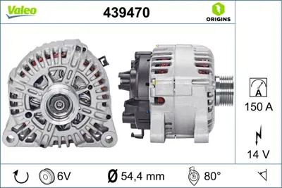 PSA 5705.GT Est Alternatör 9634475880 2330096508 M135X07711 S882416 9637185880 57057N 5705FZ 57051F 5705X4 9627963380