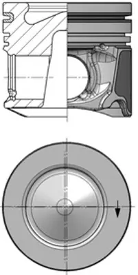 PSA 0628.W2 Piston Sekman Kiti Dv4c 0628.W2