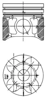 PSA 0628.W0 Piston Sekman Kiti 0628.W0