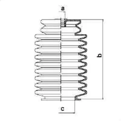 ITHAL GB-131125 Direksiyon Körüğü Sağ M131 4373922 4356277 JA162132 4345694 4373921 7700774566 36020028