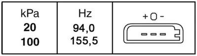 MAGNETI MARELLI 215810003600 Ford Map Sensörü Escort V Vı Vıı 1643925 1648137 1648138 1652344 1652345 3518007 6953772 6448254 E6EF9F479A1A E6EF9F479A2A