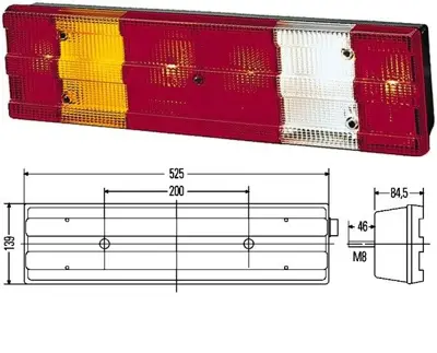 HELLA 2VP007500-411 Stop Lambası Sol Mercedes U400 