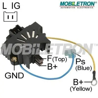 ITHAL MOBIL VRPR1000 Konektor 12v Renault 9-11 Kablolu Kömürlü Ym Yr952 