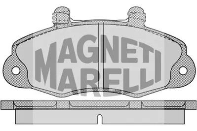 MAGNETI MARELLI 323700002000 Fren Balatası Ön Transıt T15 88>06 1074971 1134158 1301589 5028763 6197738 6965579 7018202 92VB2K021AC 92VB2K021AB 92VB2K021AE