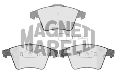 MAGNETI MARELLI 323700002700 Fren Balatası Ön Transporter T5 03> Transporter T6 15> 7H0698151