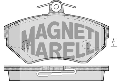 MAGNETI MARELLI 323700005100 Fren Balatası Ön Golf Iıı 91> Golf Iv 97> Polo Iıı 99> Lupo 98> Jetta Iı Passat B3 B4 Vento 91> Caddy Iı 95> / Cordoba 93> Toledo I 91> Arosa 97> Ibıza Inca 95> 16mm 1HM698151A 1HM698151 357698151E 6N0698151A 6N0698151B 357698151D 321615301D 6N0615301D 357698151A 533698151A