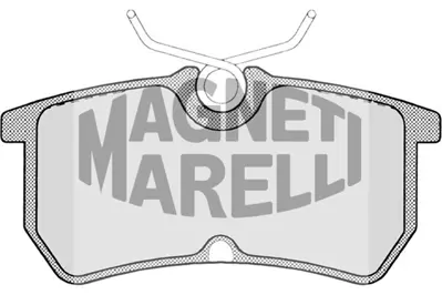 MAGNETI MARELLI 323700006500 Fren Balatası Arka Fıesta Vı 12> Focus I 98> MEC1BJ2M008AA 1075565 1107698 1425407 1810990 1848556 5382847 98AB2M008BA 98AX2M008BB 98AX2M008BA