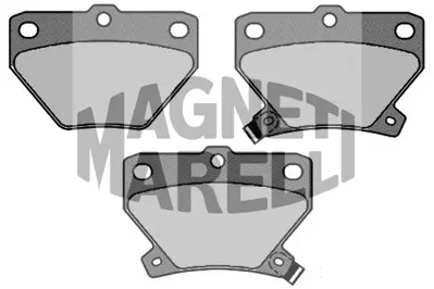 MAGNETI MARELLI 323700009400 Fren Balatası Arka Yarıs 99> 0446620090 0446652010 0446652020 0446652030 0446652040 0446652