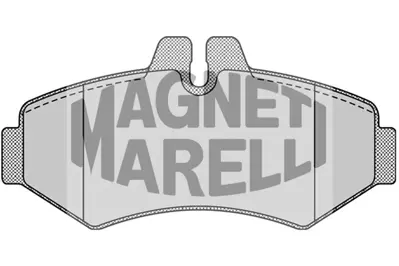 MAGNETI MARELLI 323700010300 Fren Balatası Arka Lt28-35 96>06 Lt28-46 96>06 / Gw-Class W461 90> W463 89> Sprınter 95>06 4209720 34202420 44202520 84204320 84204420 2D0698451B 2D0698451G A0004209720 A0034202420 A0044202520